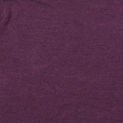 Easy Mens Purple  Knit Pullover Jumper Size XL