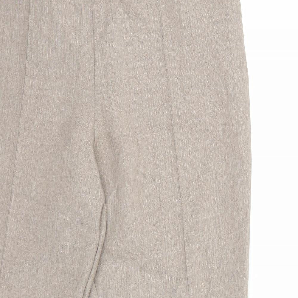 Womens UK Size 16 Marks and Spencer Regular Fit  Brown Trousers