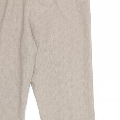 Womens UK Size 16 Marks and Spencer Regular Fit  Brown Trousers