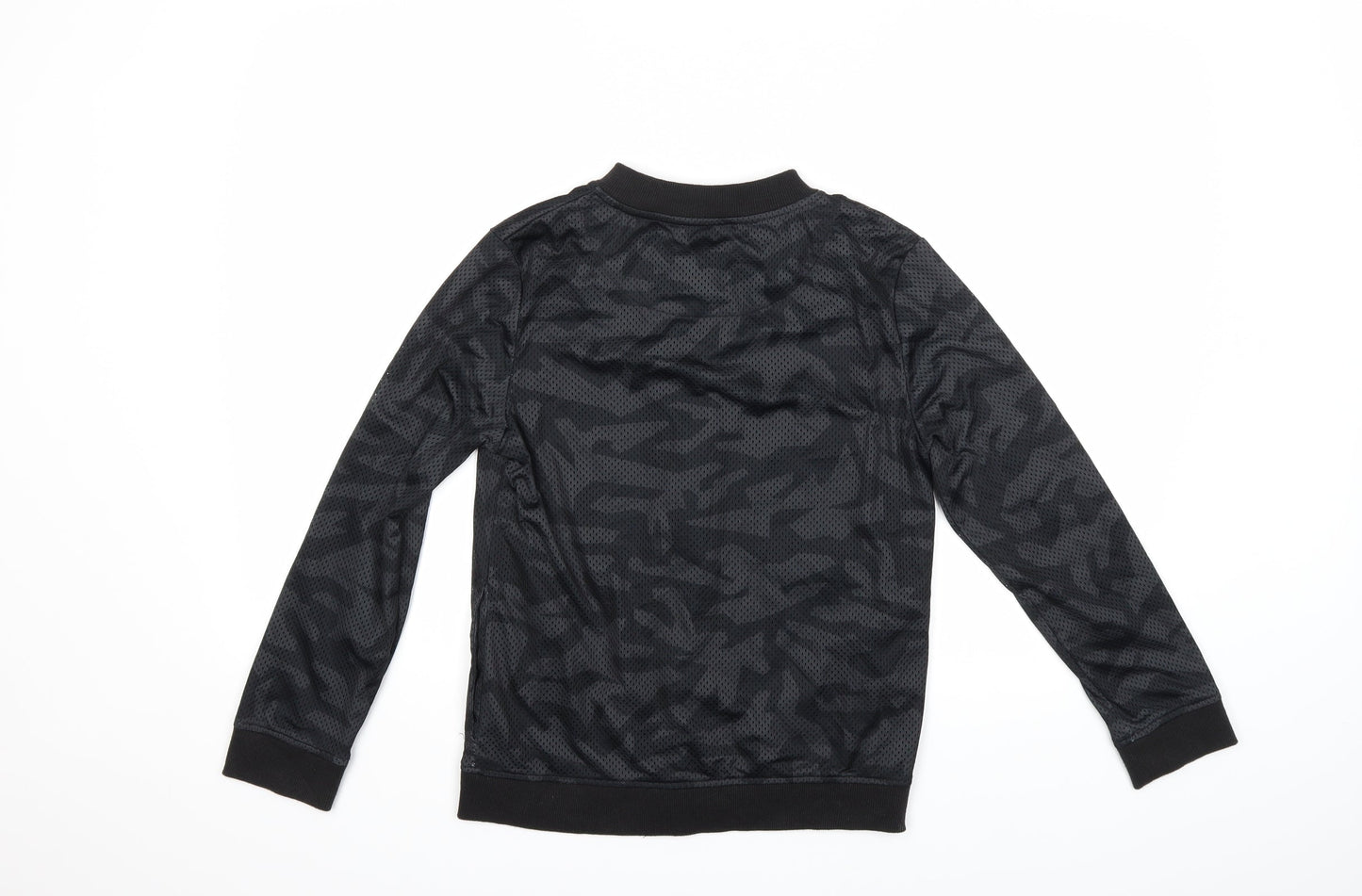 Primark Boys Black   Full Zip Sweatshirt Size 11 Years