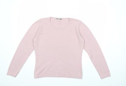 George Womens Purple  Knit Pullover Jumper Size 16