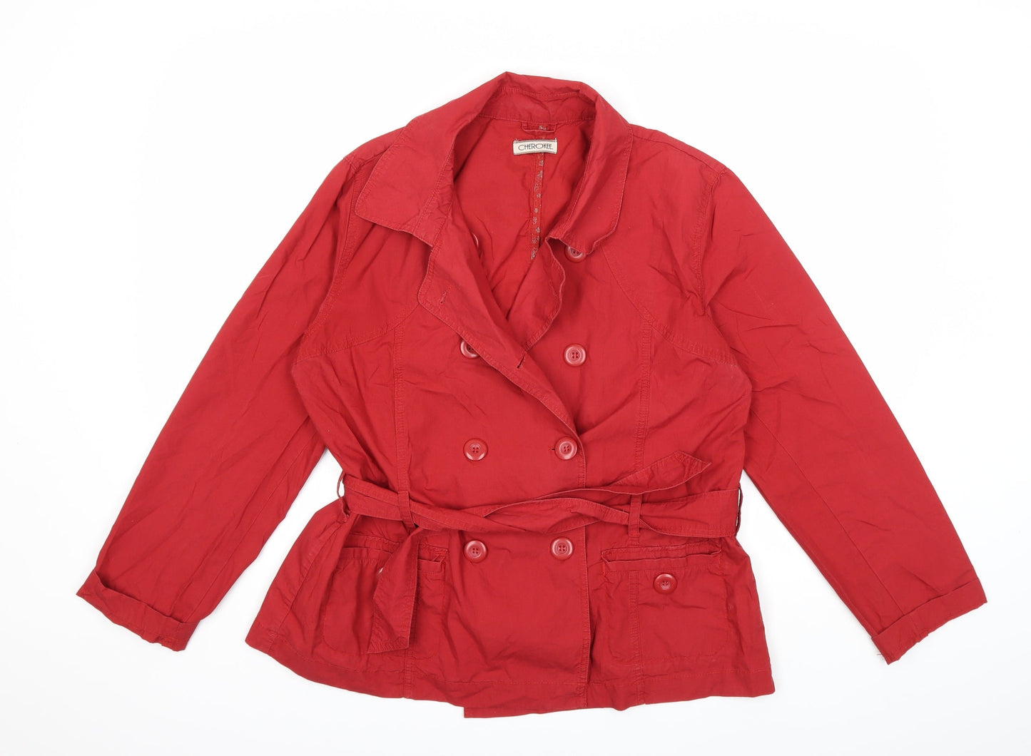 Womens UK Size 16 Cherokee Red Jacket