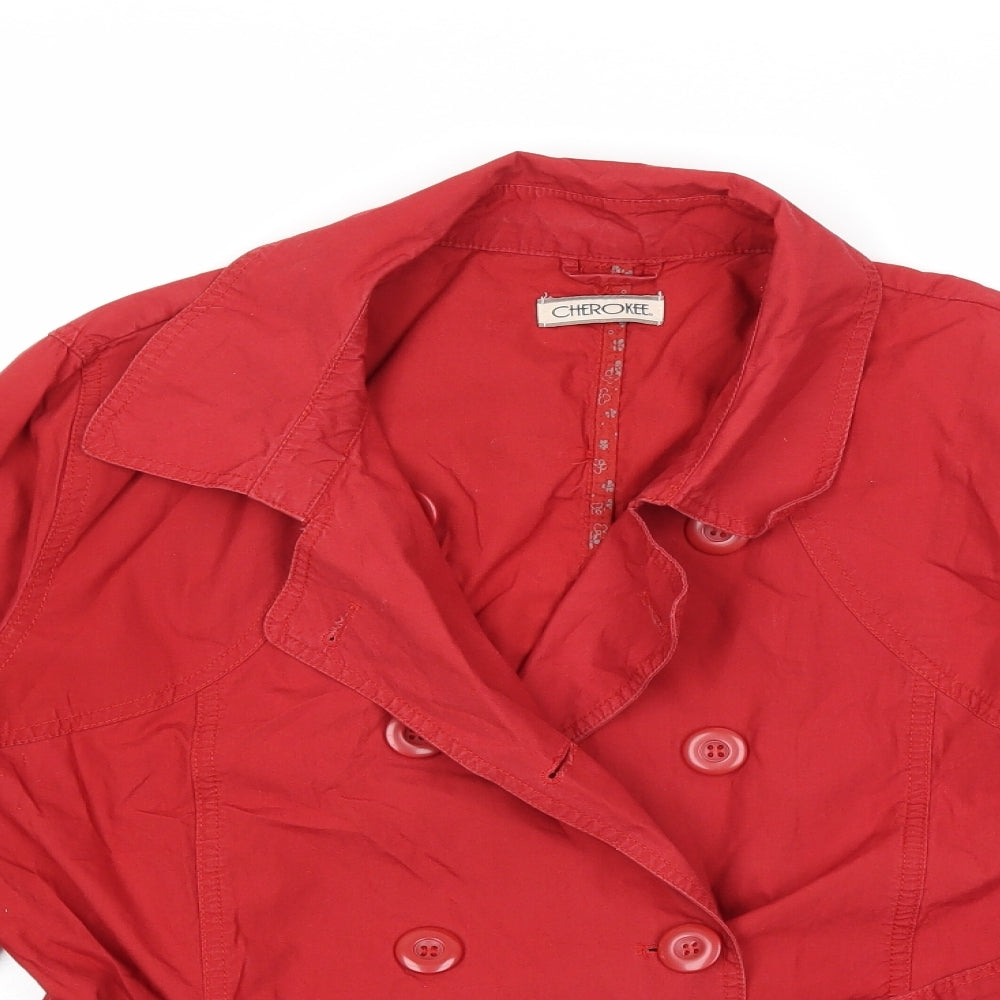 Womens UK Size 16 Cherokee Red Jacket