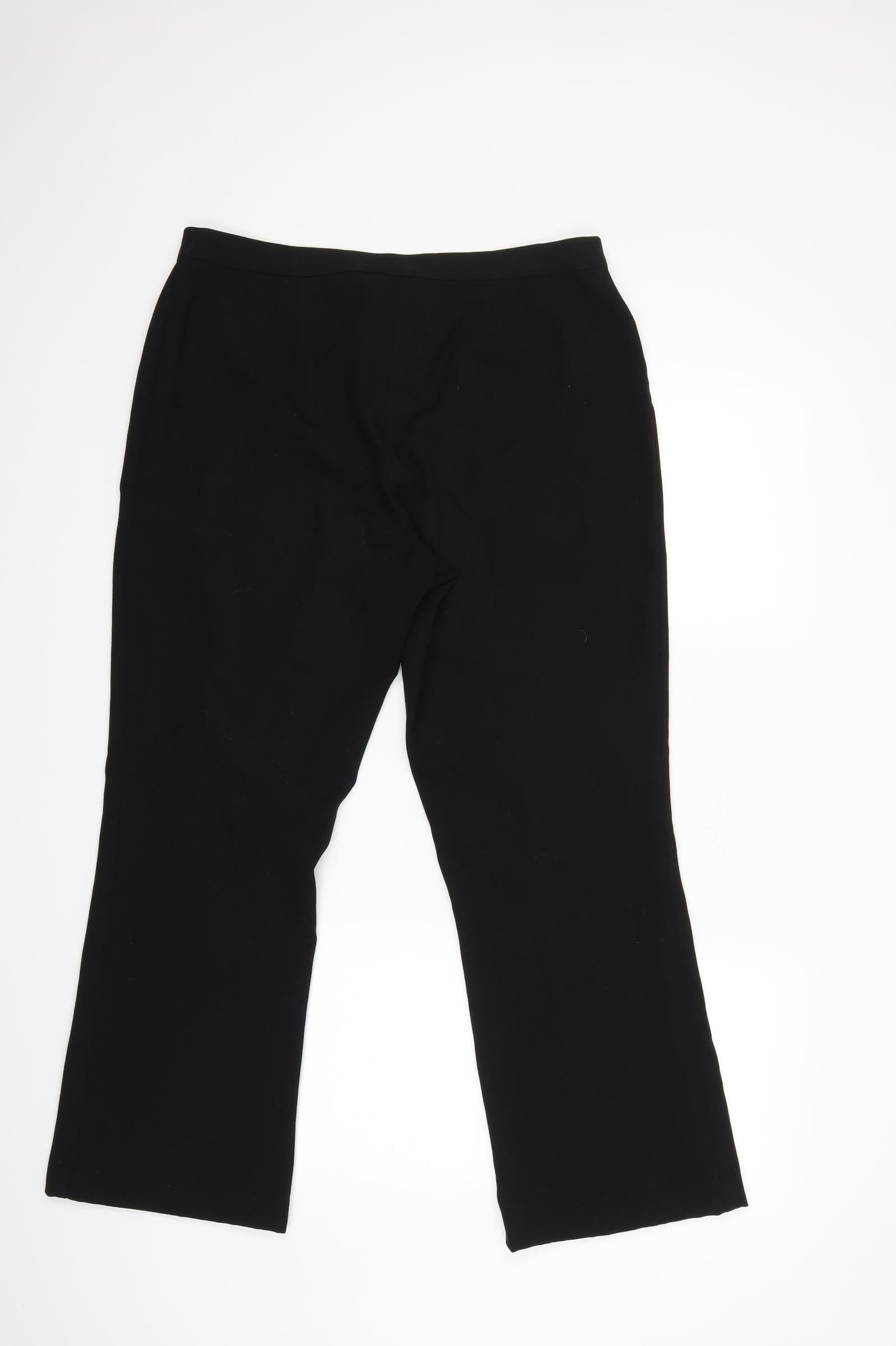 Womens UK Size 34 in Marks and Spencer Regular Fit  Black Trousers