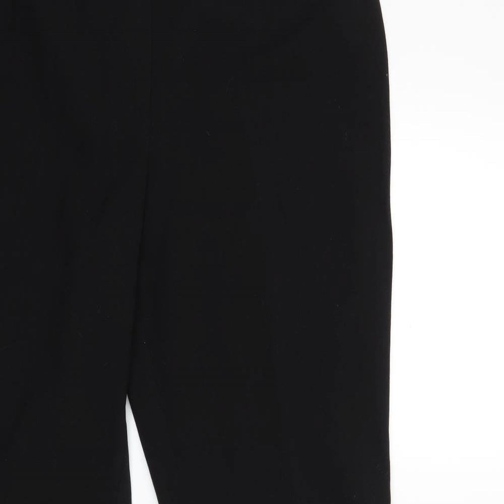Womens UK Size 34 in Marks and Spencer Regular Fit  Black Trousers