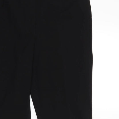 Womens UK Size 34 in Marks and Spencer Regular Fit  Black Trousers
