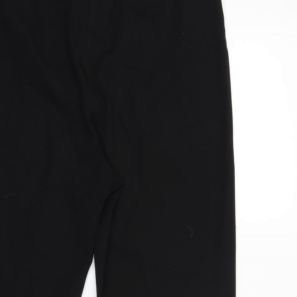 Womens UK Size 34 in Marks and Spencer Regular Fit  Black Trousers