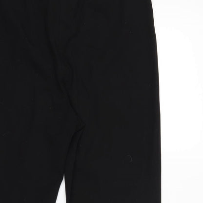 Womens UK Size 34 in Marks and Spencer Regular Fit  Black Trousers