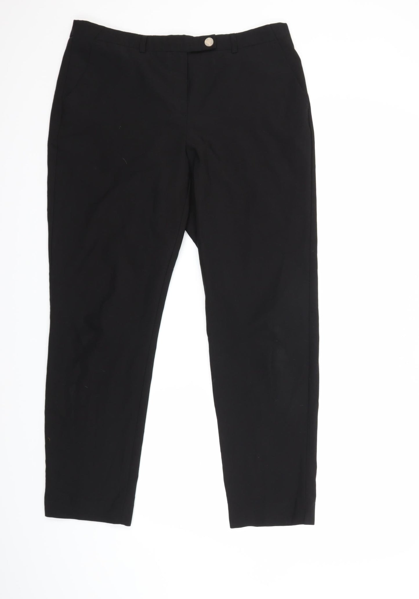 George Womens Black   Trousers  Size 12 L28 in