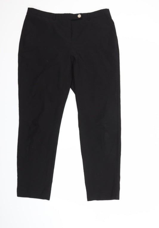 George Womens Black   Trousers  Size 12 L28 in