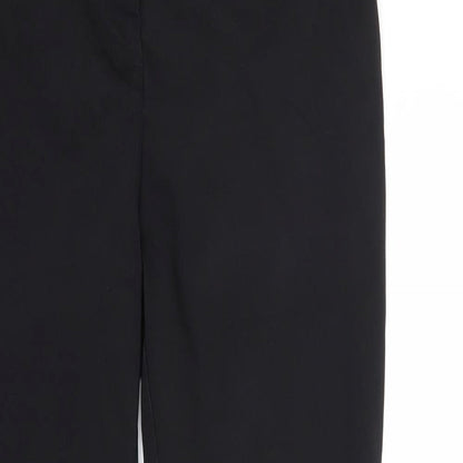 Womens UK Size 14 Papaya Regular Fit  Black Trousers