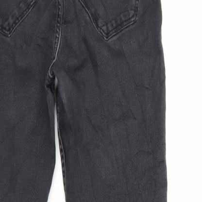 H&M Womens Black  Denim Skinny Jeans Size 30 in L28 in