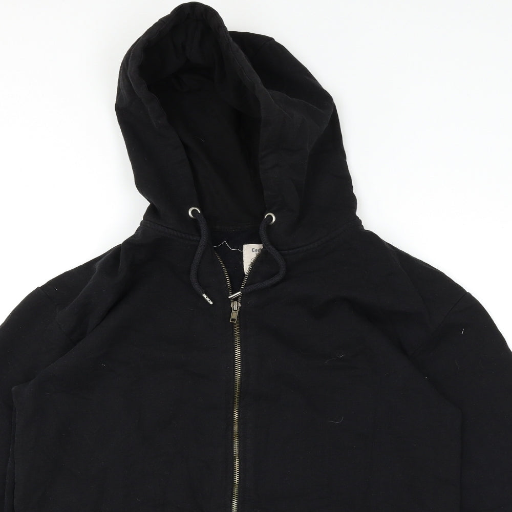 Mens UK Size XS Cedar Wood State Black Full Zip Hoodie
