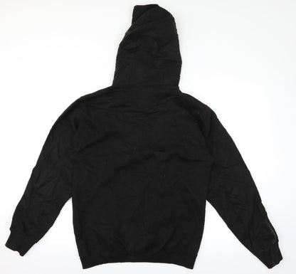 Twenty Four London Mens Black   Pullover Hoodie Size S
