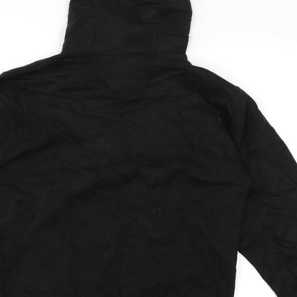 Twenty Four London Mens Black   Pullover Hoodie Size S