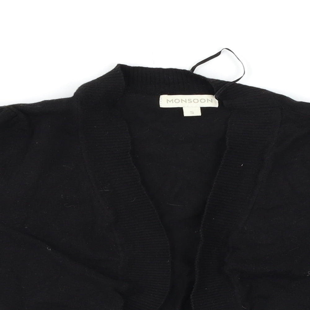 Monsoon Womens Black   Cardigan Jumper Size S