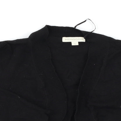 Monsoon Womens Black   Cardigan Jumper Size S