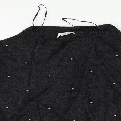 H&M Womens Black   Pullover Jumper Size 6