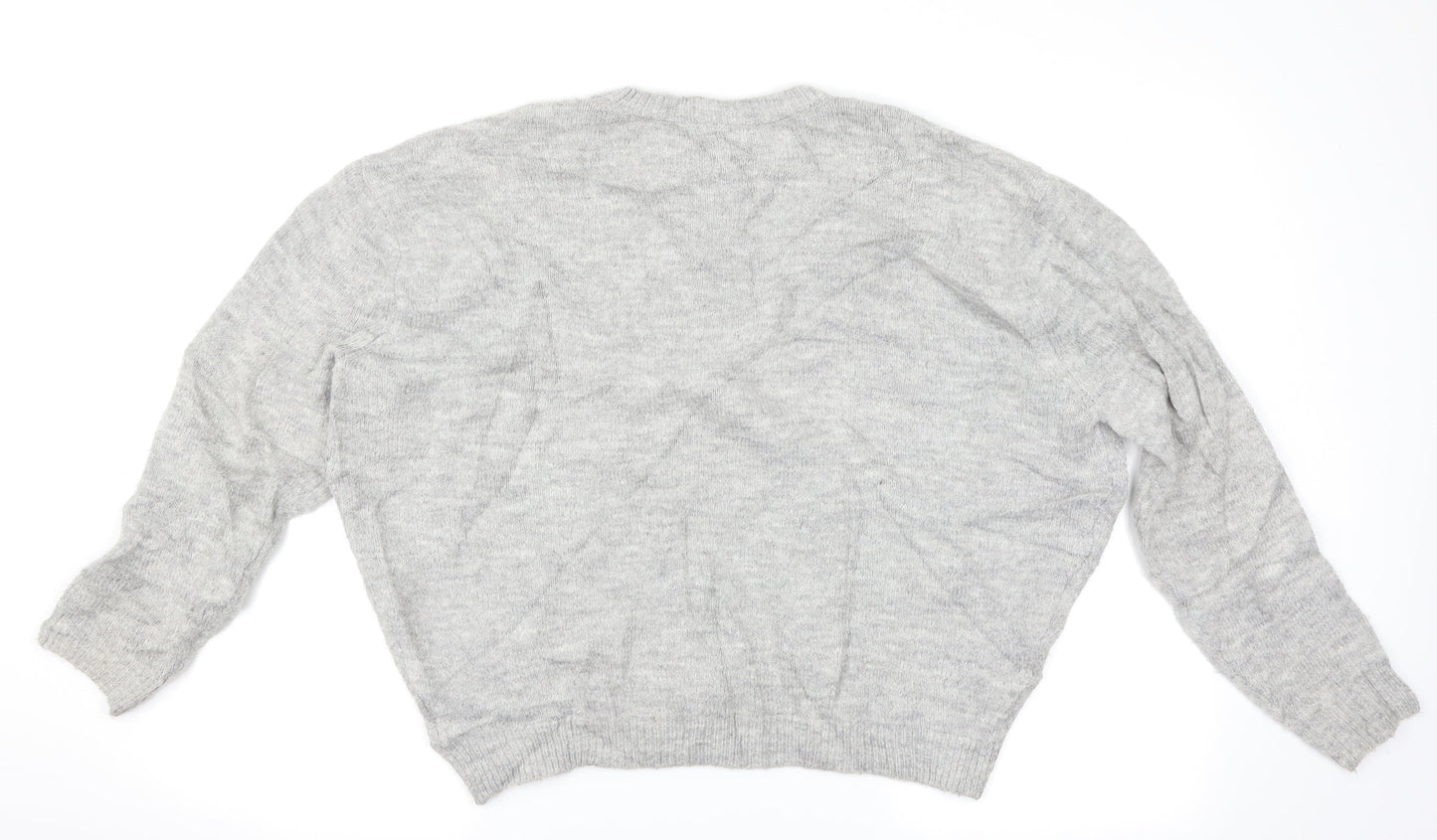 H&M Girls Grey   Pullover Jumper Size 11-12 Years