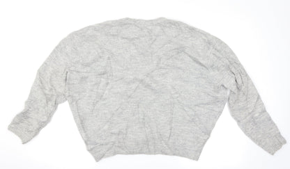 H&M Girls Grey   Pullover Jumper Size 11-12 Years