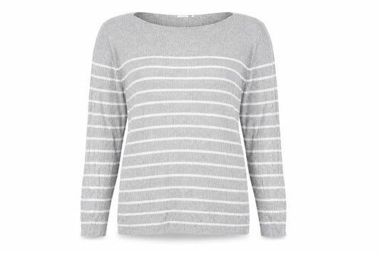 Gap Womens Grey Striped  Pullover Jumper Size 16