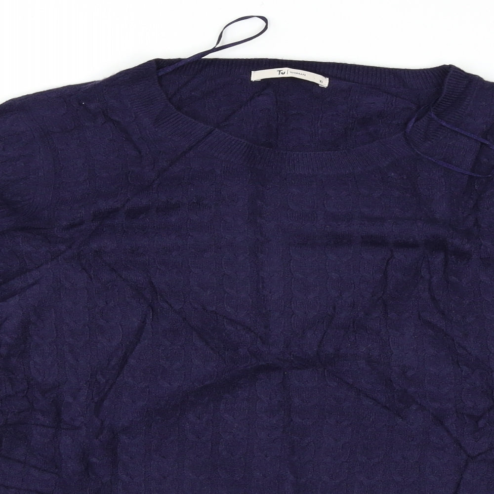 TU Womens Blue   Pullover Jumper Size 10