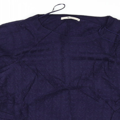 TU Womens Blue   Pullover Jumper Size 10
