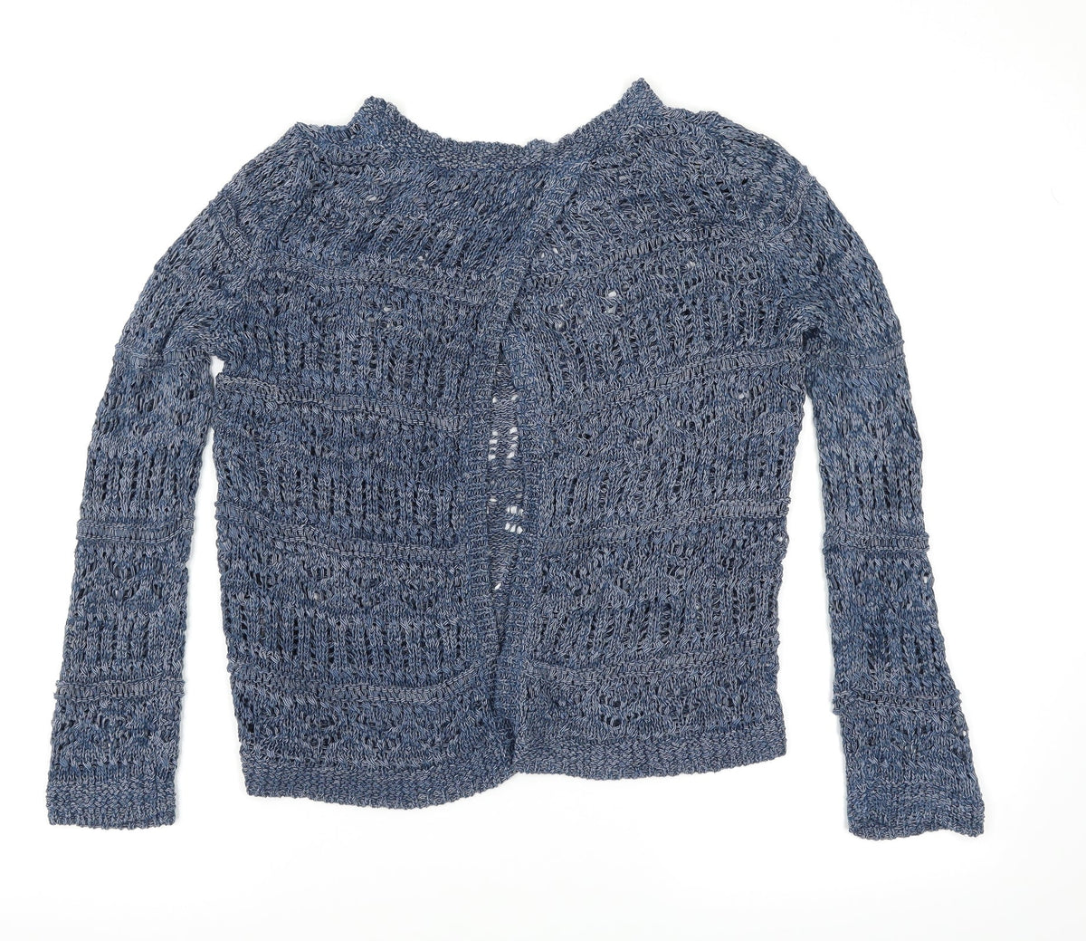 Marks & Spencer Womens Blue   Wrap Jumper Size 10