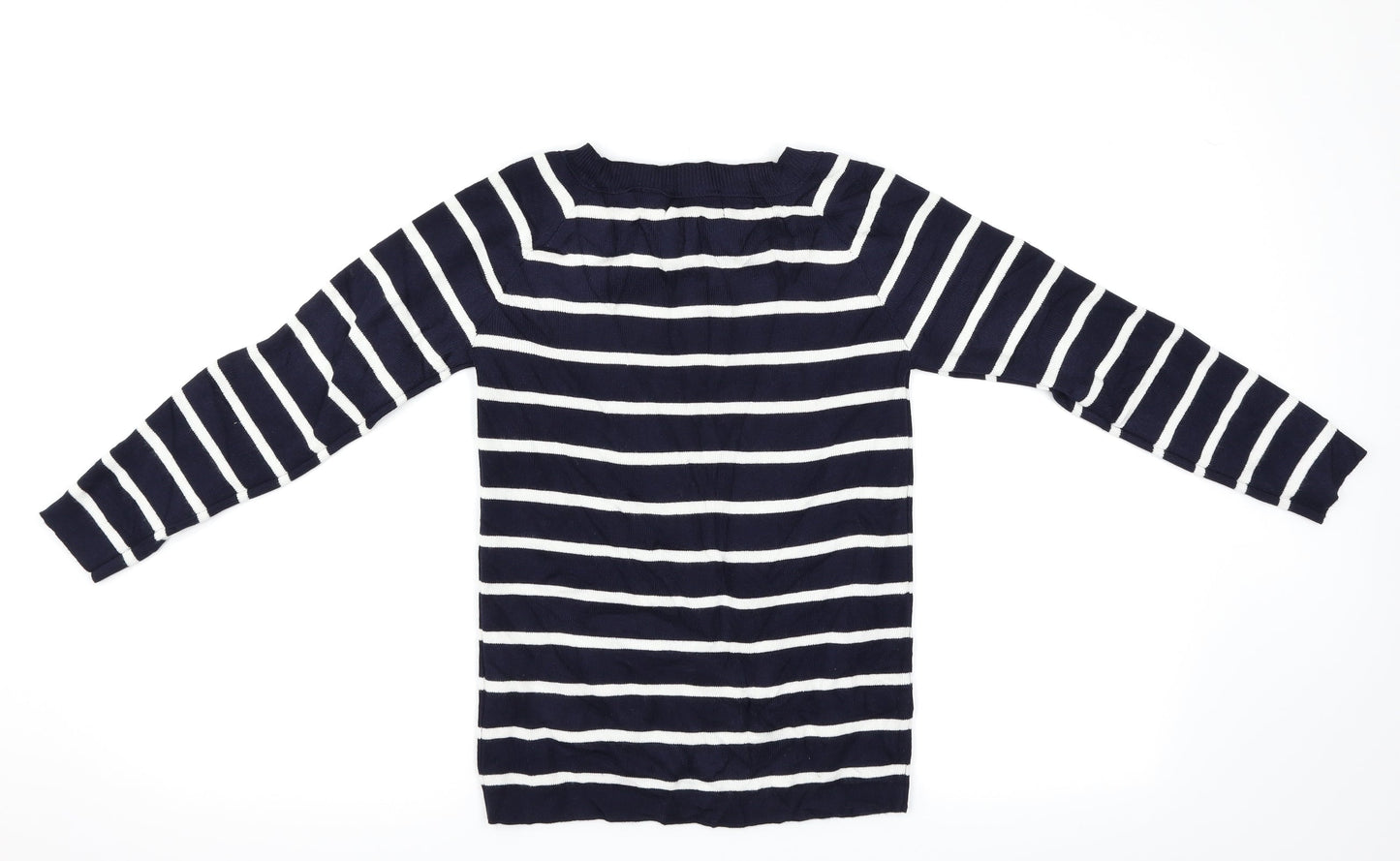 My Hailys Womens Blue Striped  Pullover Jumper Size 12