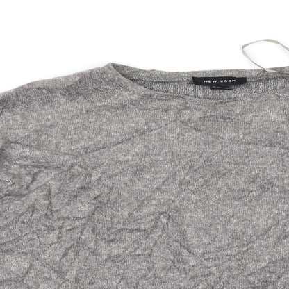 New Look Womens Grey   Pullover Jumper Size S