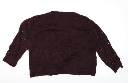 H&M Womens Purple   Pullover Jumper Size 12