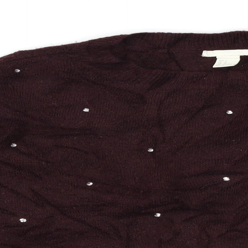 H&M Womens Purple   Pullover Jumper Size 12