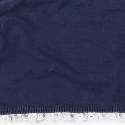 H&M Girls Blue  Knit Pullover Jumper Size 2-3 Years