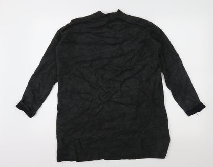Topshop Womens Grey  Knit Pullover Jumper Size 12