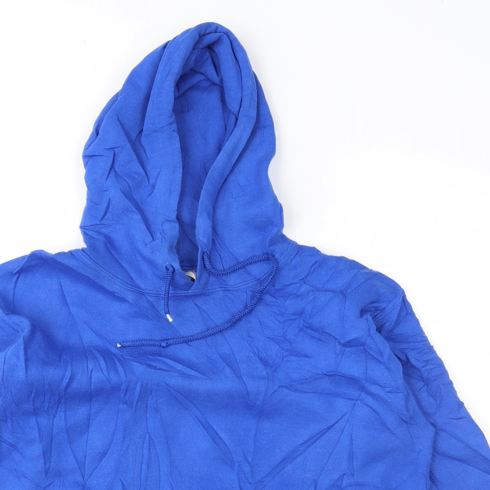 Gildan Womens Blue   Pullover Hoodie Size S
