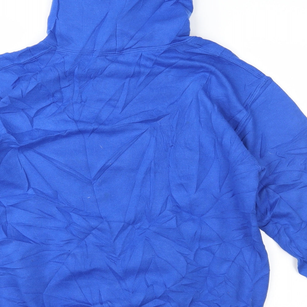 Gildan Womens Blue   Pullover Hoodie Size S