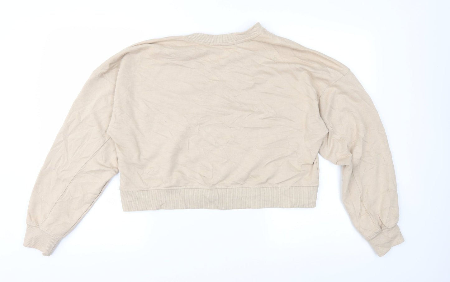 Missguided Womens Beige   Pullover Sweatshirt Size 8