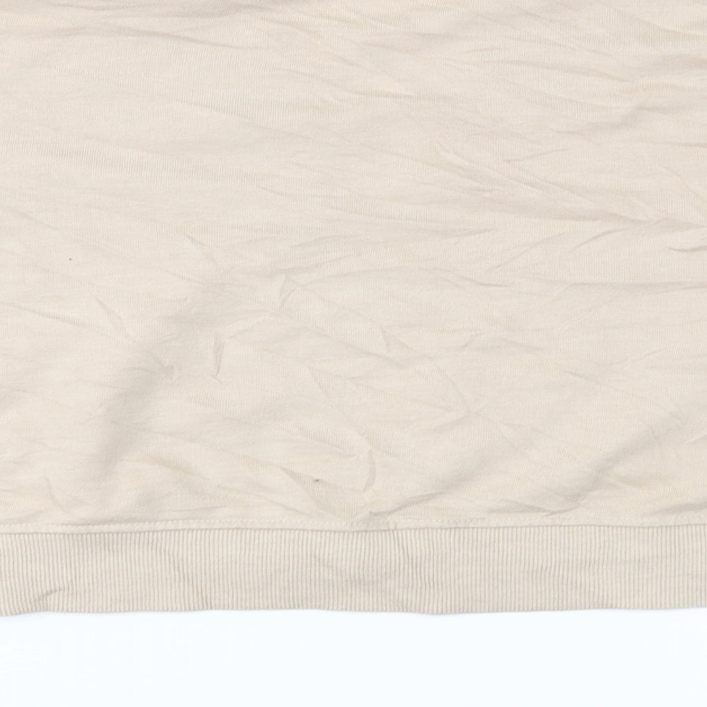 Missguided Womens Beige   Pullover Sweatshirt Size 8
