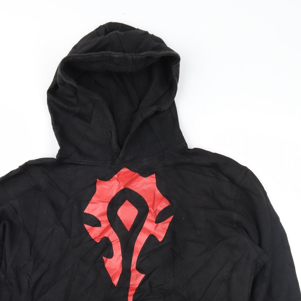 Womens Black   Pullover Hoodie Size XS