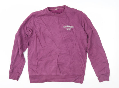 Womens Purple   Pullover Sweatshirt Size XS
