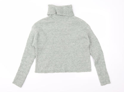 New Look Womens Green  Knit Pullover Jumper Size S