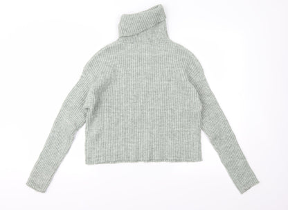 New Look Womens Green  Knit Pullover Jumper Size S