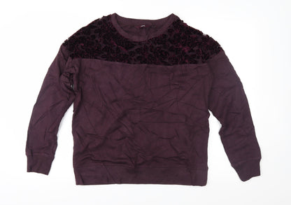 Womens UK Size 12 NEXT Purple Pullover Sweatshirt