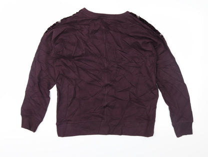 Womens UK Size 12 NEXT Purple Pullover Sweatshirt