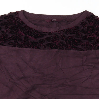 Womens UK Size 12 NEXT Purple Pullover Sweatshirt