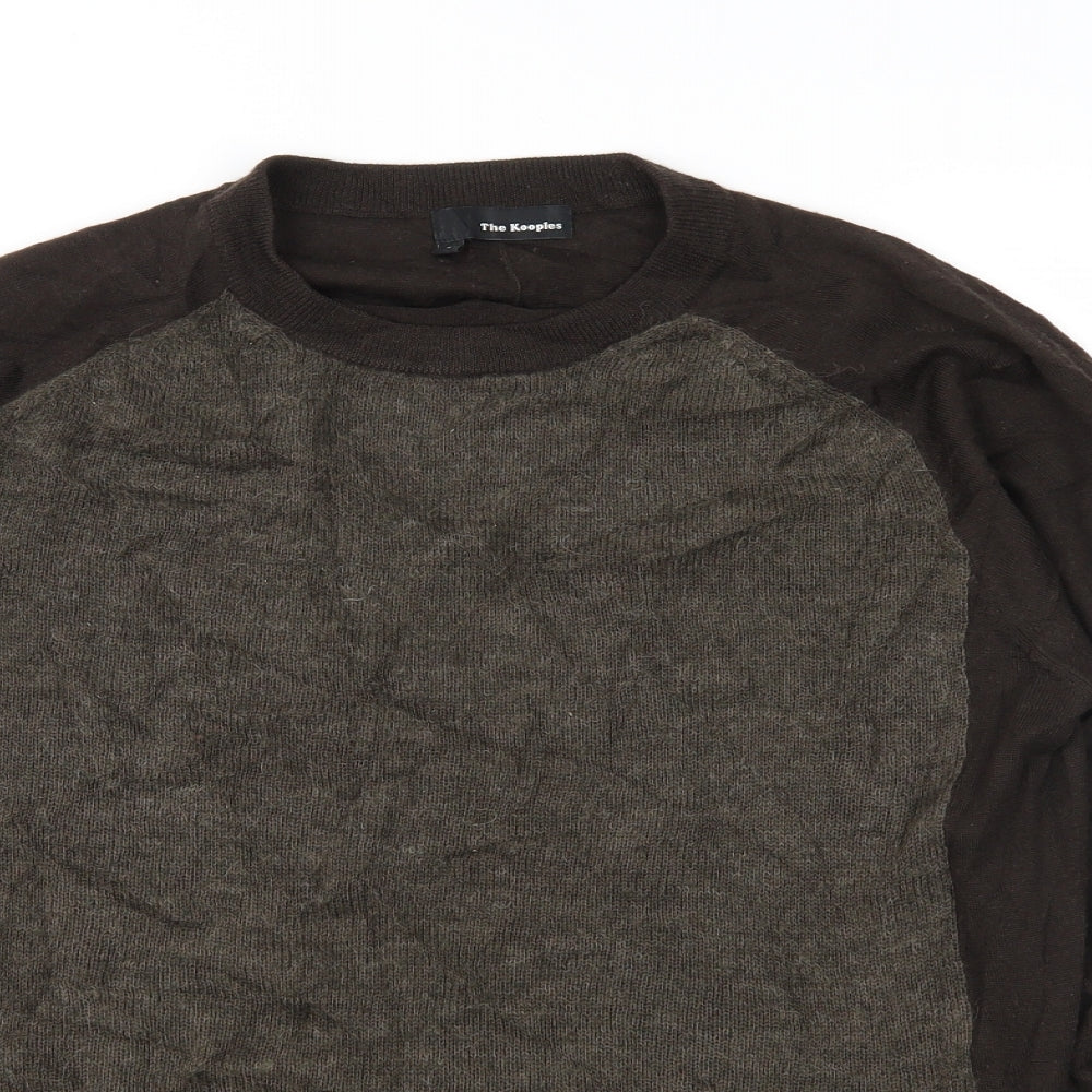 The Kids Division Womens Brown  Knit Pullover Jumper Size S