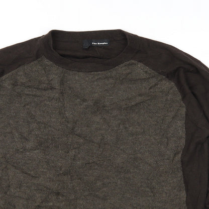The Kids Division Womens Brown  Knit Pullover Jumper Size S