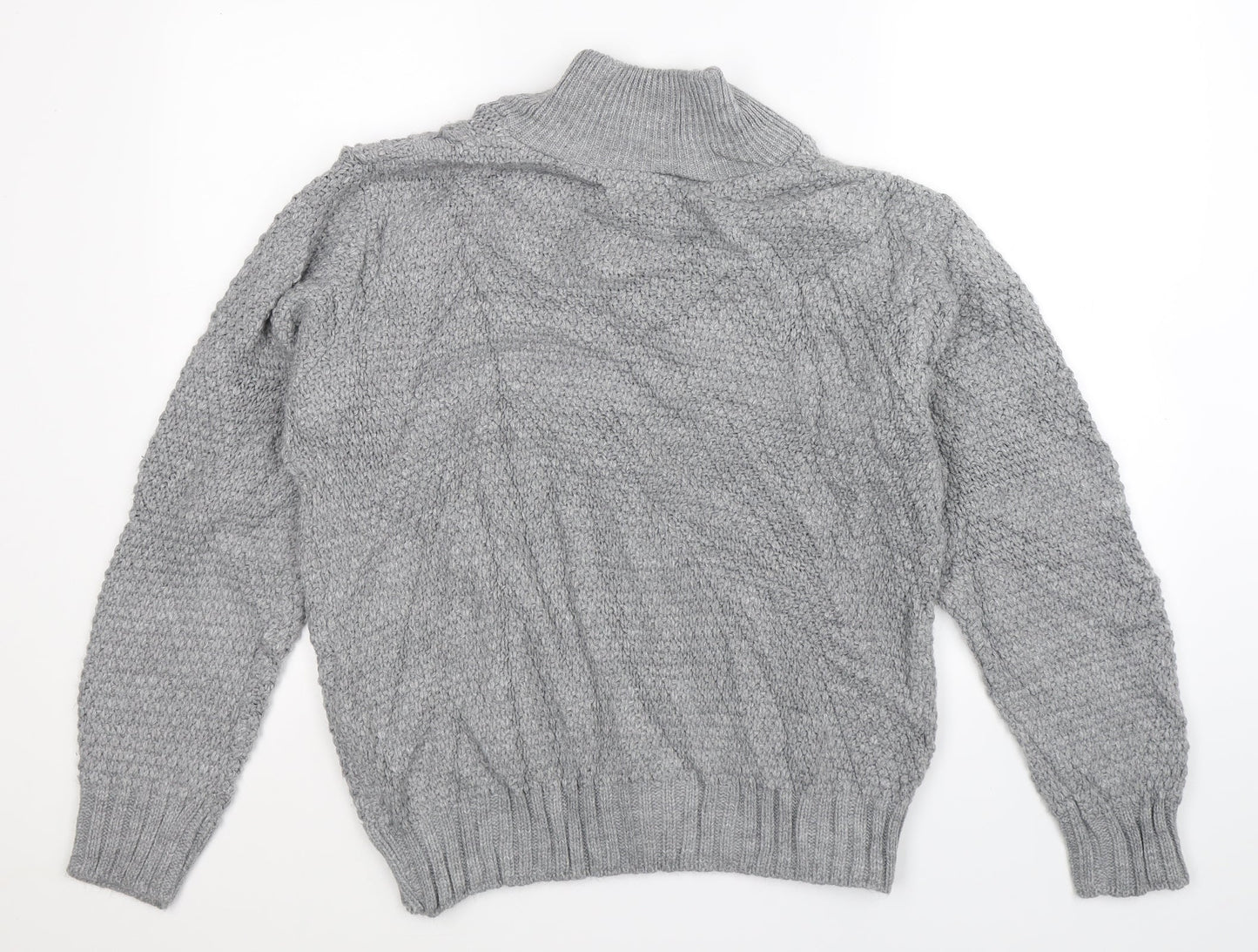 Preworn Mens Grey  Knit Pullover Jumper Size M