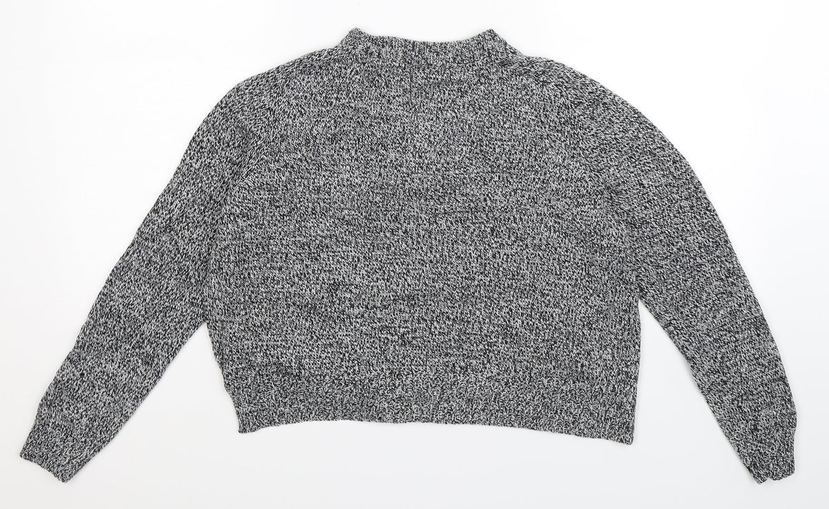 Divided Womens Grey  Knit Pullover Jumper Size M
