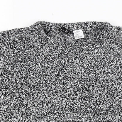 Divided Womens Grey  Knit Pullover Jumper Size M